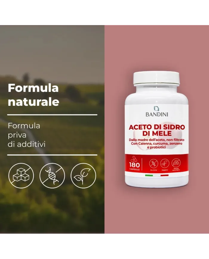 Aceto di sidro di mele 180 capsule